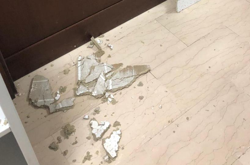 Trani, giù calcinacci nel tribunale civile a Palazzo Candido