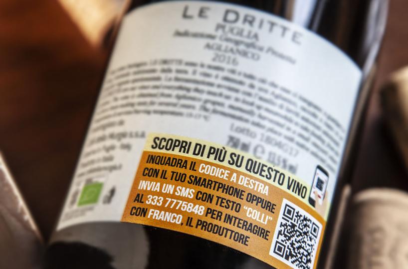 Gravina, ecco la prima bottiglia di vino intelligente che "parla"