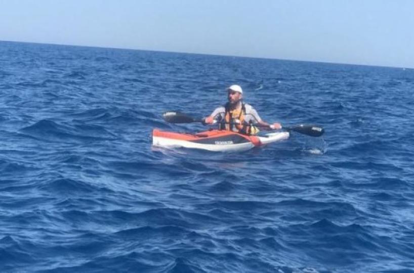 In kayak da Corf&ugrave; a Otranto: l'impresa sportiva di un magistrato 