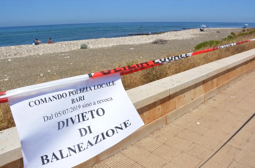 Bari, controlli Arpa positivi dopo rottura fogna: revocato divieto balneazione