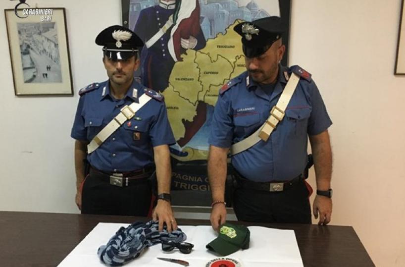 Triggiano, rapina un supermercato armato di coltello: preso dai cc