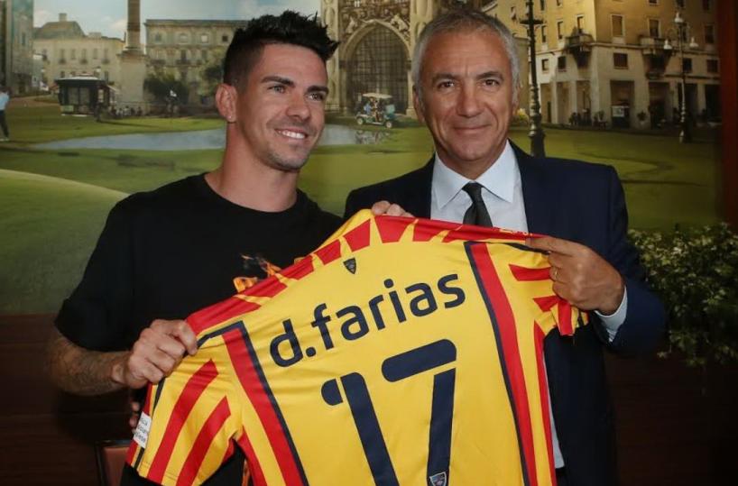 Lecce, presentato nuovo acquisto Farias: «C'è fiducia in me, voglio giocare»
