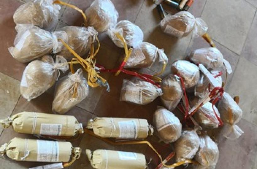 Andria, in un casolare abbandonato trovato materiale esplosivo