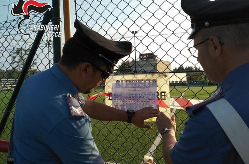Scorrano, intero centro sportivo costruito senza autorizzazioni: denunciata una donna