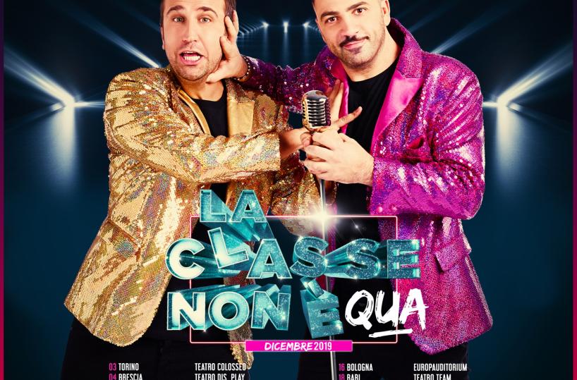 "La classe non è qua", Pio e Amedeo raddoppiano la data di Bari