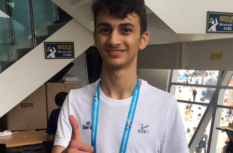 Taekwondo, il mesagnese dell'Aquila medaglia di bronzo nel Gp di Sofia