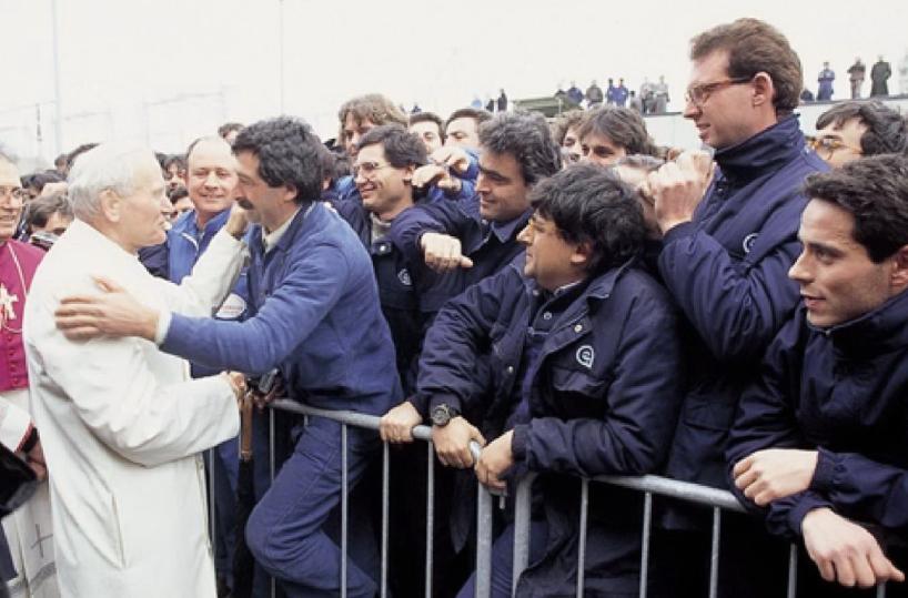 Taranto, 30 anni fa la visita di Papa Wojtyla all'Italsider