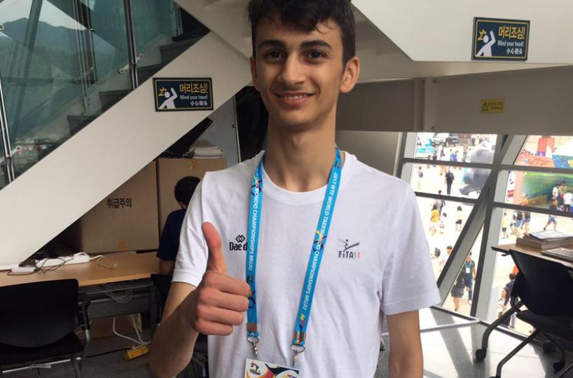 Taekwondo, il 19enne brindisino Dell'Aquila campione europeo a Bari