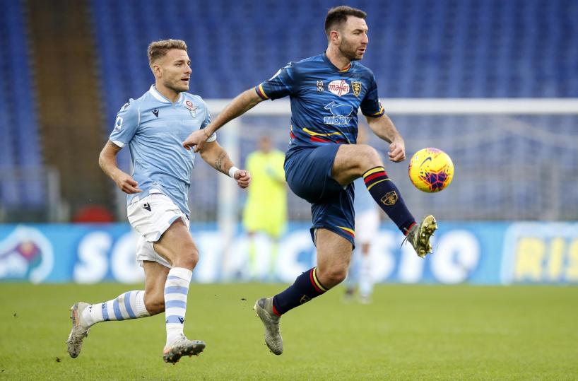 Lecce finisce ko all'Olimpico, battuto dalla Lazio 4-2