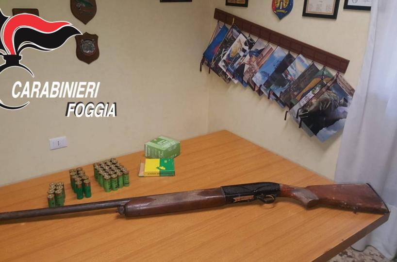 S.Nicandro Garganico: aveva in casa un fucile rubato nel 2011, arrestato