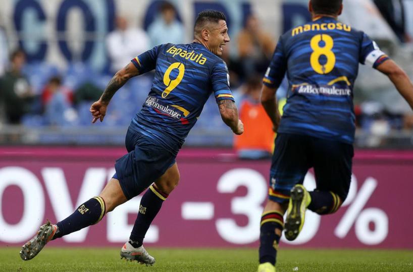 Lecce, niente ricorso per gol annullato a Lapadula contro la Lazio