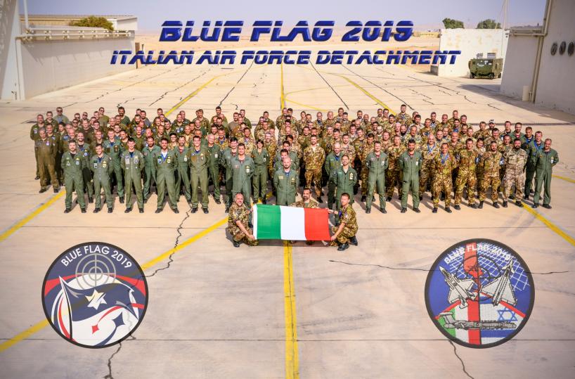 I jet di Gioia e di Amendolain volo con i top-gun israeliani