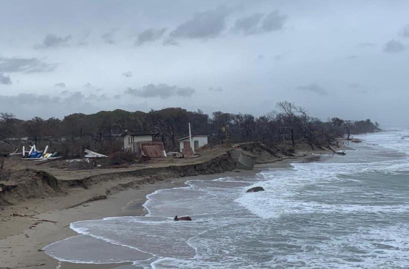 A Metaponto le spiagge cancellate dalle mareggiate