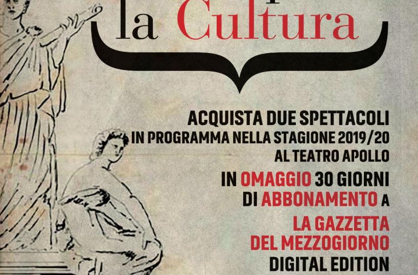 Lecce, il teatro pubblico pugliese e la Gazzetta insieme per la cultura