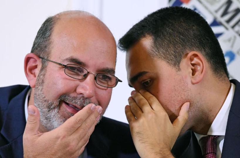 Vito Crimi e Luigi Di Maio