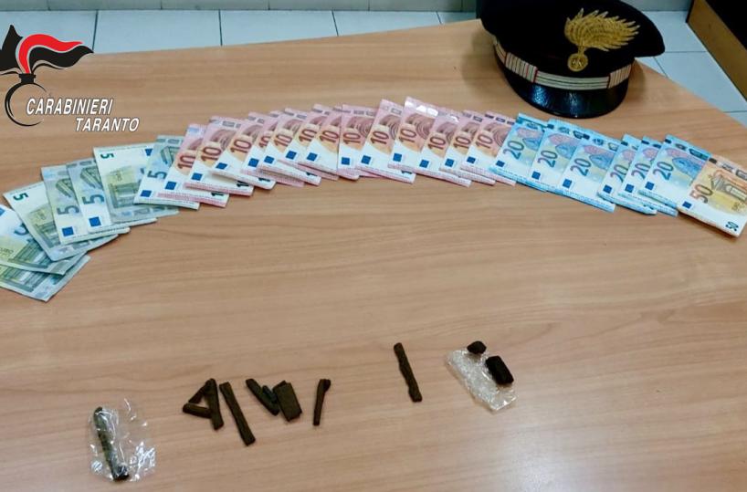 Taranto, spaccia hashish in un circolo ricreativo: arrestato 22enne