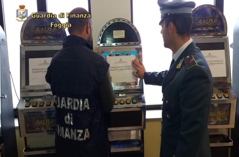 S.Nicandro Garganico, slot e scommesse in circoli privati: evase imposte per 8 mln di euro