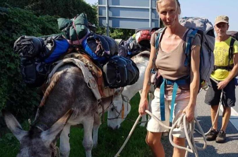 Farà tappa a Crispiano l'incredibile avventura di Carlo e Helena ed i loro asinelli
