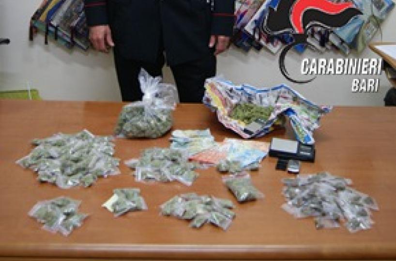 Bari, in casa una centrale di spaccio: arrestata famiglia di pusher