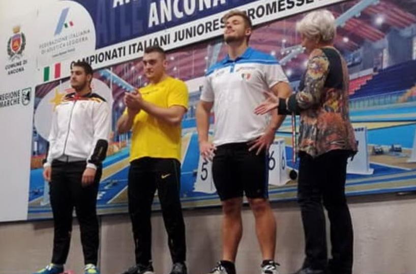 Lancio del peso, un biscegliese campione italiano indoor
