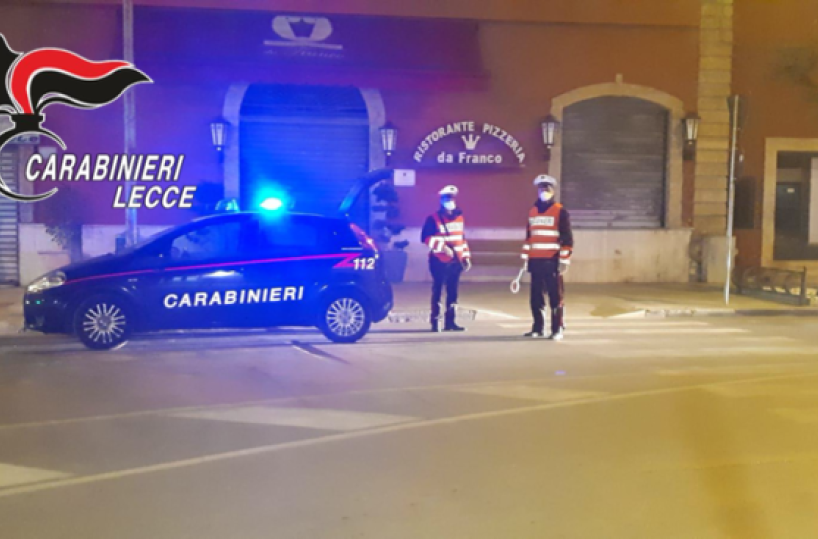 Controlli anti contagio, boom di violazioni: in Salento 165 denunce in 24 ore