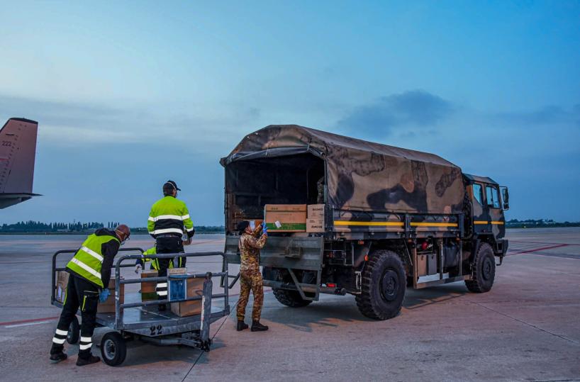 Trasporto materiale sanitariosmistamento senza soste