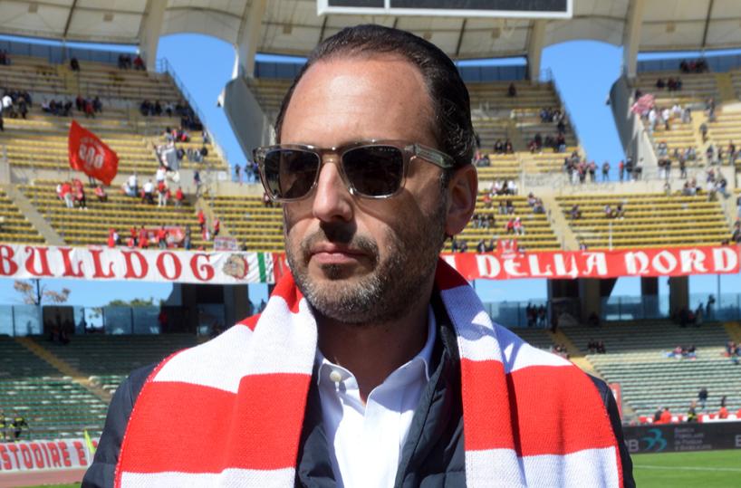 Il presidente del Bari Luigi  De Laurentiis