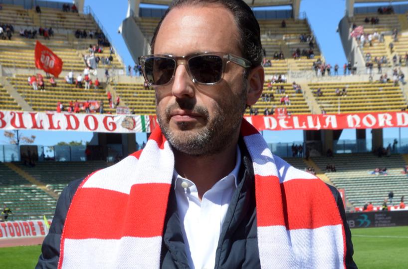 Il presidente del Bari Luigi  De Laurentiis