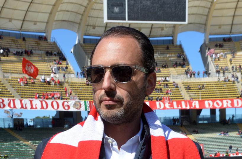 Il presidente del Bari Luigi  De Laurentiis