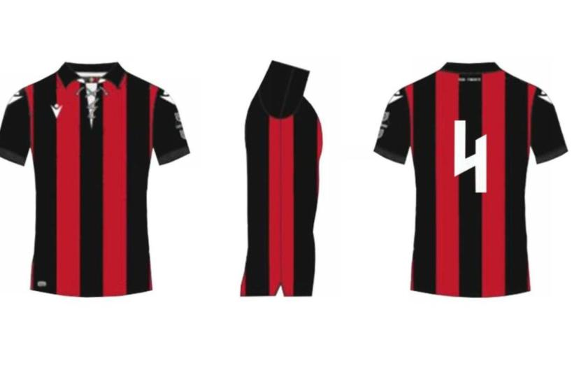 La maglia celebrativa per il centenario del Foggia Calcio 