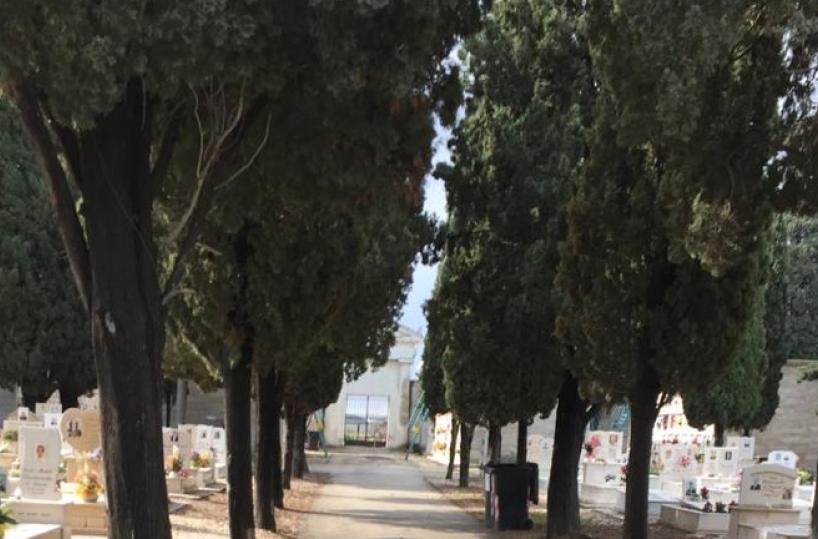 vista del cimitero di Barletta