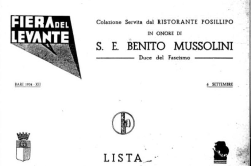 Quel giorno che a Bari venne a pranzare il Duce