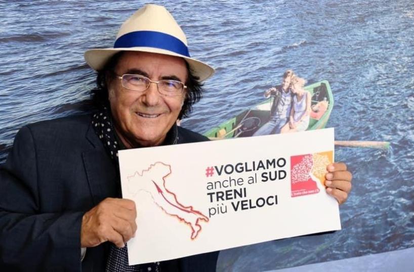 Al Bano al Governo: «Bisogna investire sull'Alta Velocità al Sud»