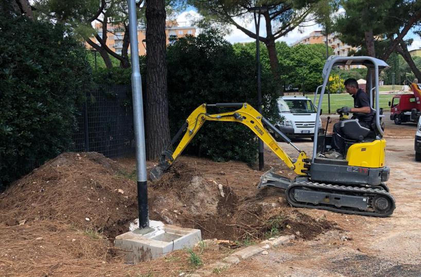 Bari, Parco 2 Giugno prima della riapertura si rifà il look: nuove luci e telecamere