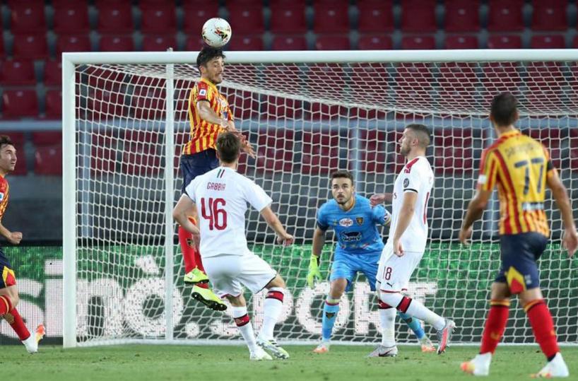 Lecce-Milan 0-1 (parziale)