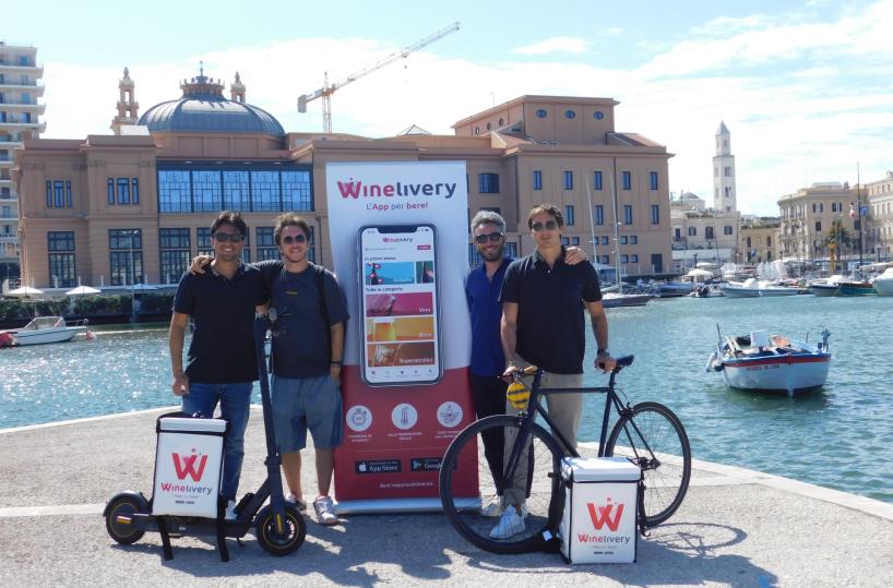 Arriva anche a Bari il servizio a domicilio Winelivery: un'app da «bere»