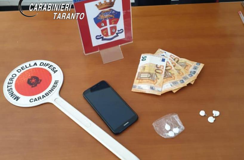 Ginosa Marina, cede cocaina in un ristorante a due acquirenti: arrestato 33enne 