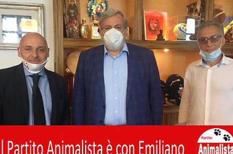 Regionali 2020, anche il partito Animalista sosterrà Emiliano