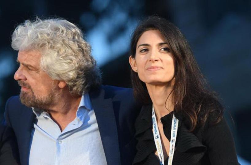 Movimento 5 Stelle - Virginia Raggi, Beppe Grillo: Roma non ti merita
