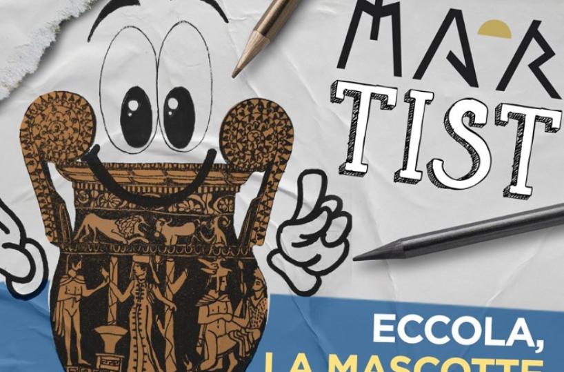 Taranto, Museo MarTa: ecco Martino, la mascotte disegnata da un 12enne