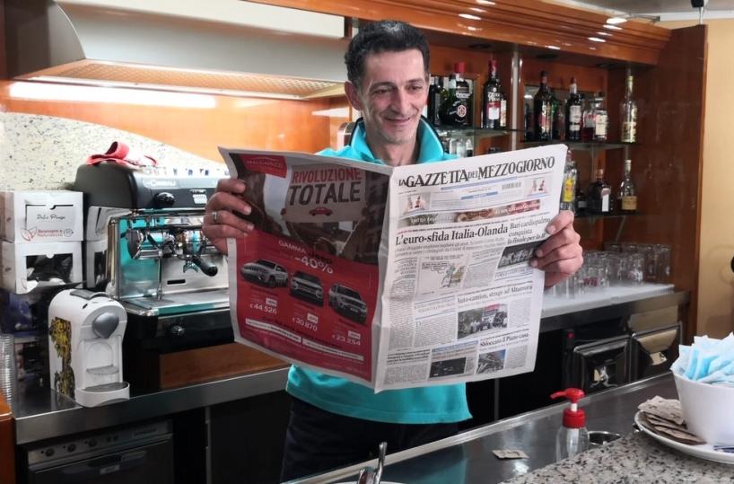 Mottola, la Gazzetta torna nei bar