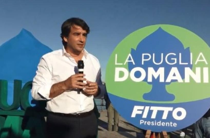 Regionali, Fitto presenta il simbolo della lista: è il Pumo pugliese
