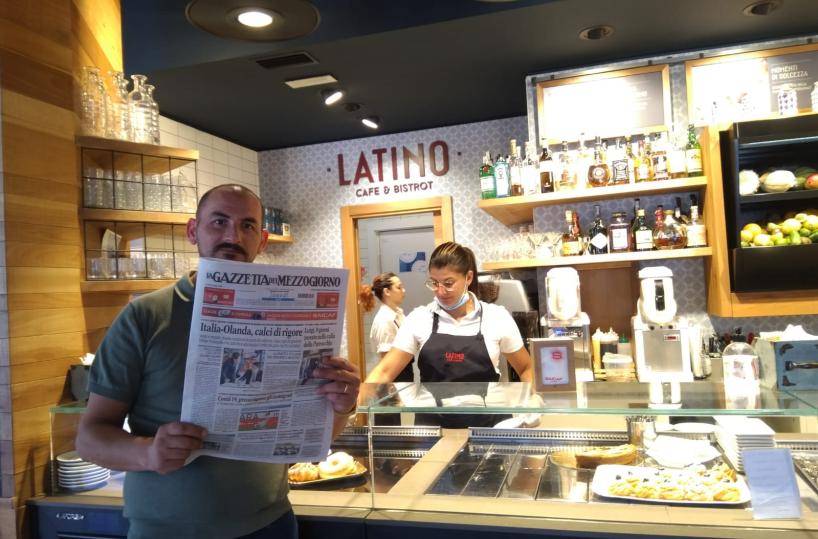 Bari, la Gazzetta del Mezzogiorno nel bistrò