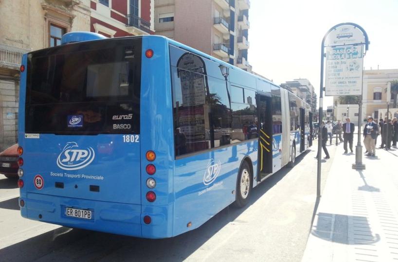 Trani, bullo fermato sull'autobus