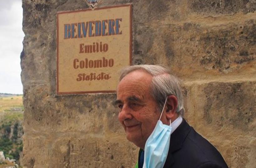 Matera, intitolato belvedere sui Sassi a Emilio Colombo 
