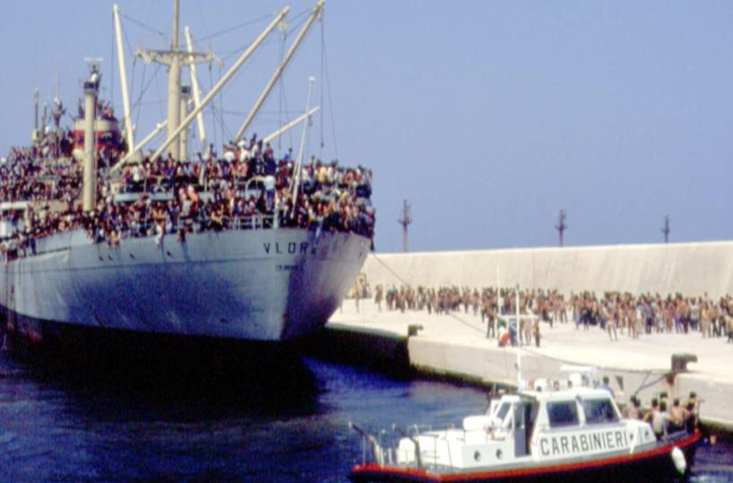 Approdo nave Vlora a Bari 1991, domani proiezione docufilm
