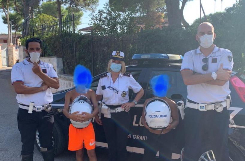 Taranto, paura in spiaggia: due ragazzini scomparsi, ritrovati da polizia locale