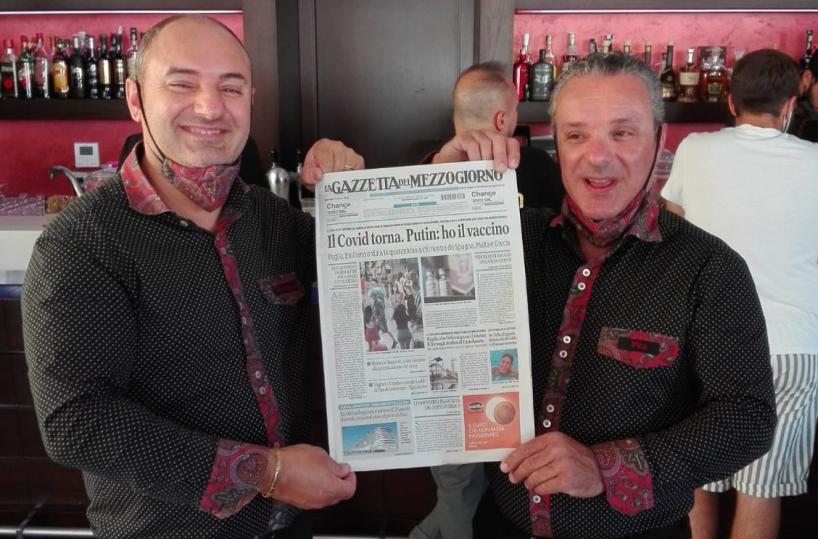 Conversano, cioccolato, panna, praline e la Gazzetta