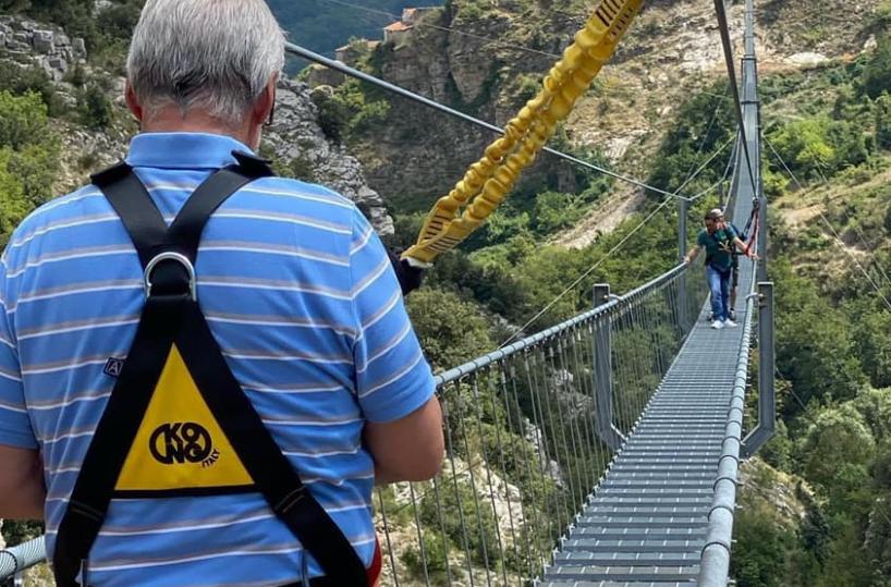 Castelsaraceno, il ponte tibetano da record aprirà all'inizio del 2021 