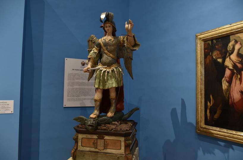 Gravina, la statua dell’Arcangelo Michele torna a nuova vita
